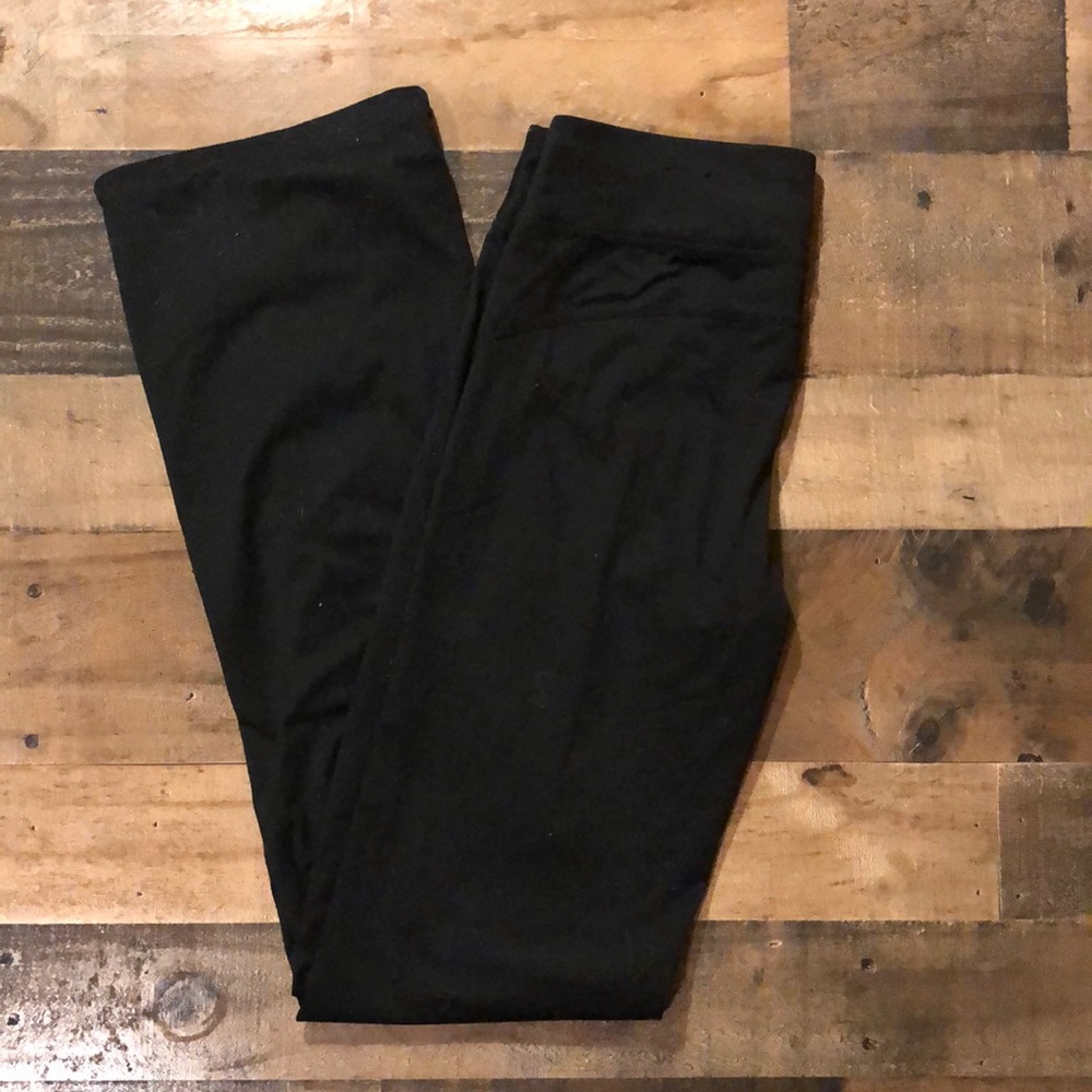 Aspire boot cut black yoga pants size small long